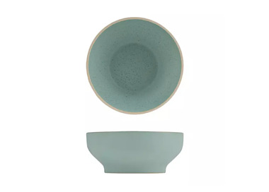 Luzerne Mod Round Bowl Frosted Blue 160mm 6/Pkt