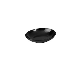 Black Melamine Sauce Dish 70mm 24/Pkt