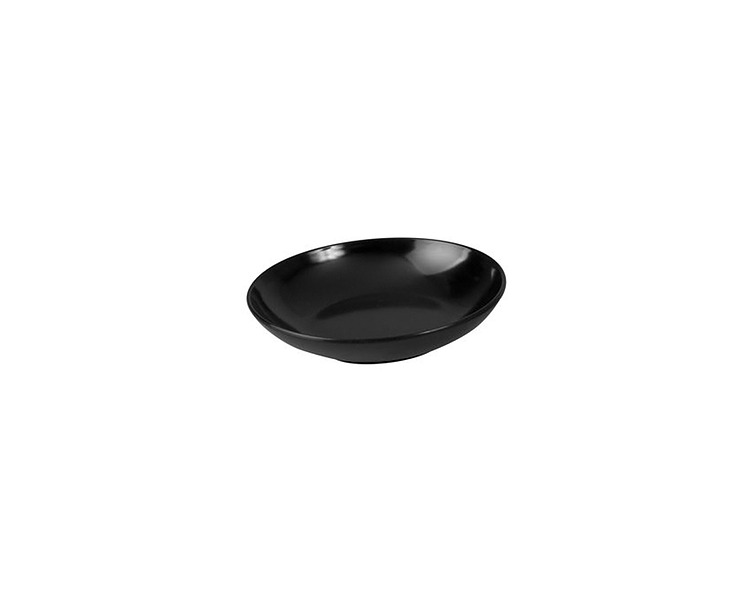 Black Melamine Sauce Dish 70mm 24/Pkt