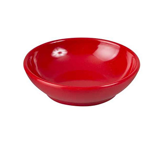 Melamine Sauce Dish Red 24/Pkt