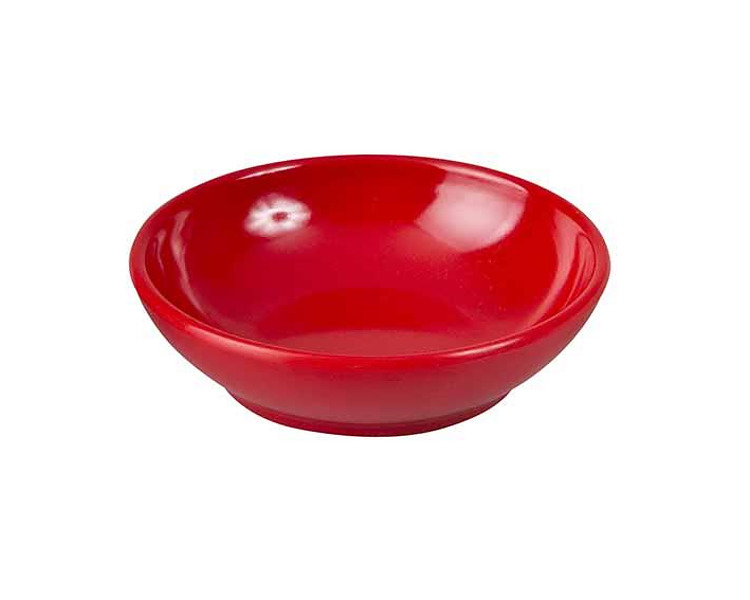 Melamine Sauce Dish Red 24/Pkt