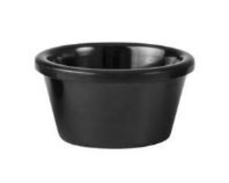 Black Melamine Ramekin 72mm 60ml 72/Ctn