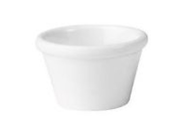 White Melamine Ramekin 72mm 60ml 72/Ctn