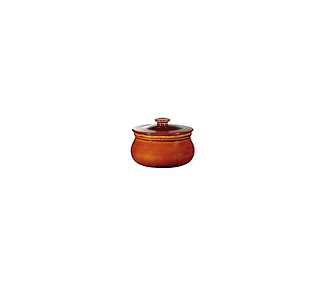 Art De Cuisine Brown Rustics Casserole With Cover 227ml 6/Ctn