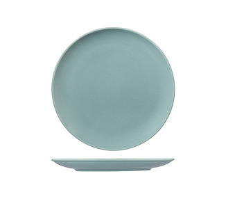 Vintage Blue Round Coupe Plate 210mm 12/Ctn