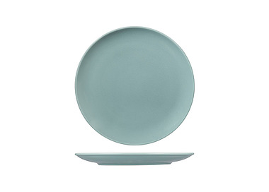 Vintage Blue Round Coupe Plate 210mm 12/Ctn