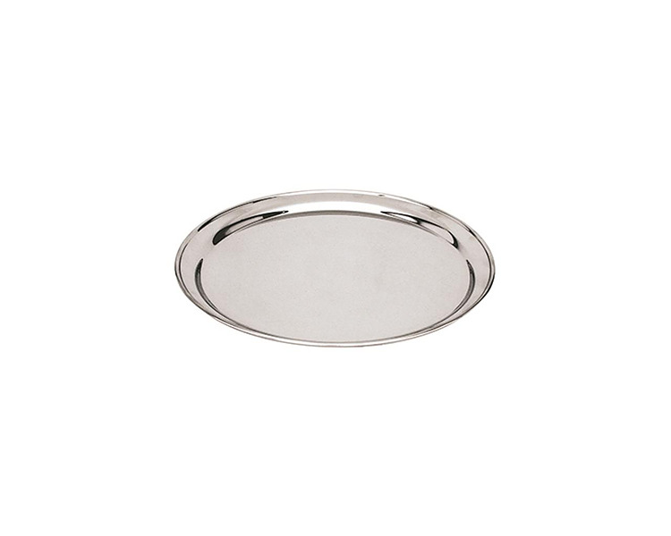 Stainless Steel Round Tray 250mm 12/Ctn