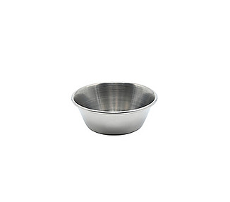 Stainless Steel Sauce Cup 60ml 57 x 27mm 24/Pkt