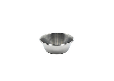 Stainless Steel Sauce Cup 60ml 57 x 27mm 24/Pkt