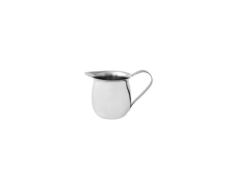 Stainless STeel Creamer Bell Shaped 225ml 12/Pkt