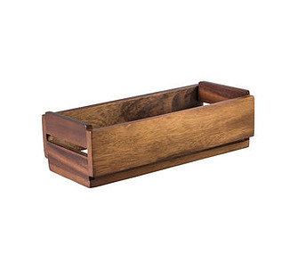 Brooklyn Wood Crate 270 x 120 x 75mm 12/Ctn