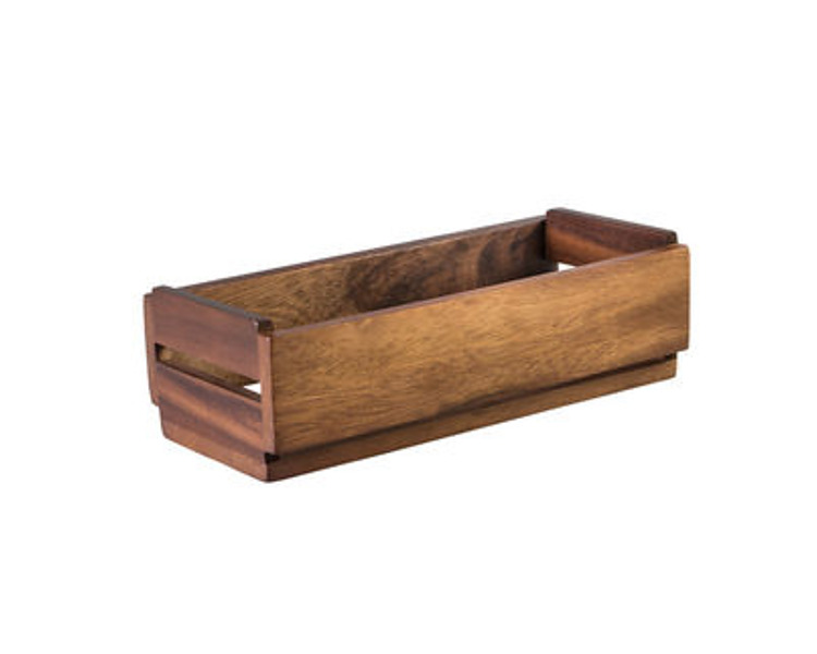 Brooklyn Wood Crate 270 x 120 x 75mm 12/Ctn