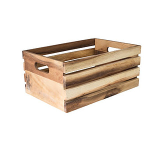 Brooklyn Wood Crate 340 x 230 x 150mm 6/Ctn