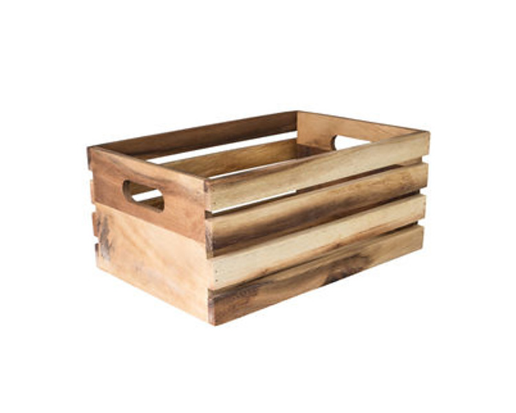 Brooklyn Wood Crate 340 x 230 x 150mm 6/Ctn