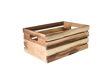 Brooklyn Wood Crate 340 x 230 x 150mm 6/Ctn