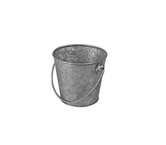 Moda Mini Bucket Galvanised 150 x 140mm 12/Ctn