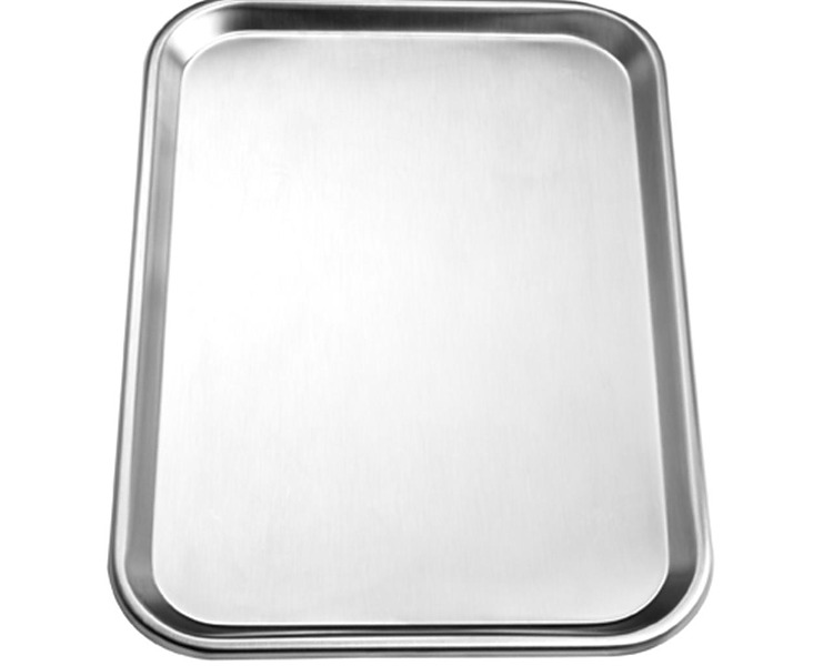 Stainless Steel Tray Rectangular 300 x 230mm 6/Pkt