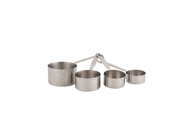 Stainless Steel Measuring Cup 4 Piece 12/Ctn