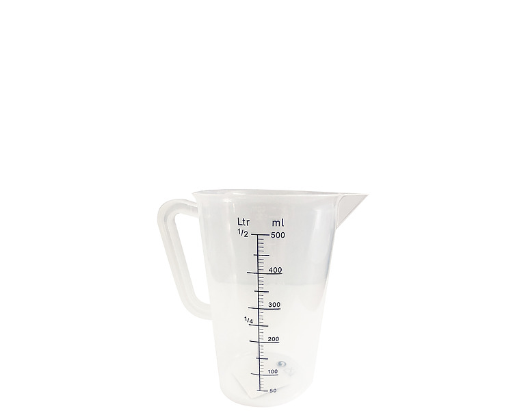 Measuring Jug Poly .5Ltr 40/Ctn