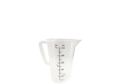 Measuring Jug Poly .5Ltr 40/Ctn