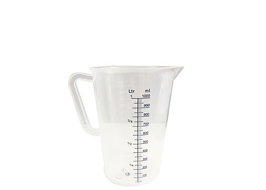 Measuring Jug Poly 1Ltr 20/Ctn