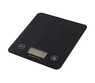 Scale Digital 5Kg 1G Increments Black 6/Ctn