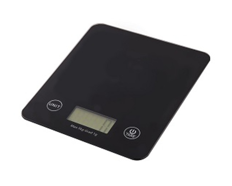 Scale Digital 5Kg 1G Increments Black 6/Ctn