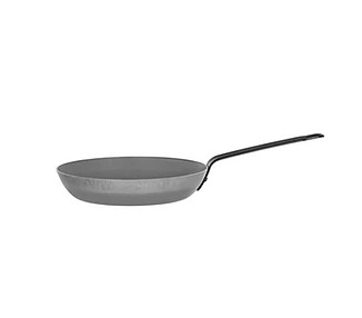 Frypan Black Steel 3.0mm Gauge 20cm 10/Ctn