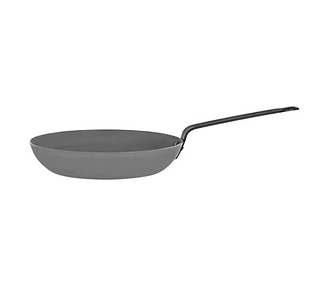 Frypan Black Steel 3.0mm Gauge 28cm 10/Ctn