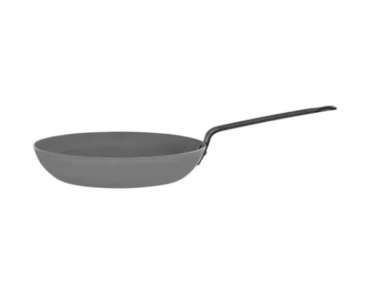 Frypan Black Steel 3.0mm Gauge 28cm 10/Ctn