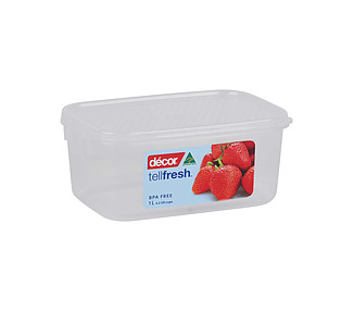 Decor Oblong Container 1.0L 180 x 127 x 80mm 