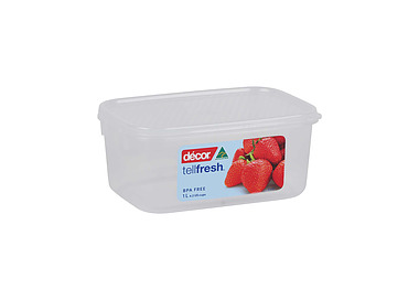 Decor Oblong Container 1.0L 180 x 127 x 80mm 