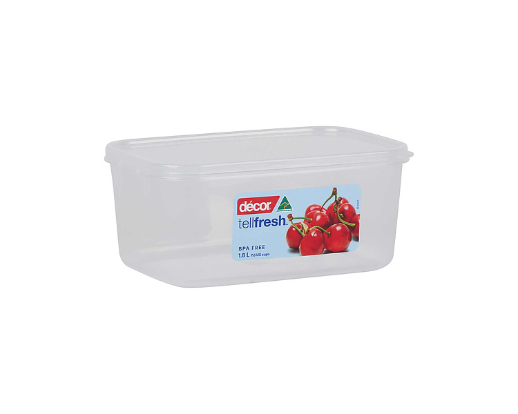 Decor Oblong Container 1.8L 203 x 143 x 291mm 