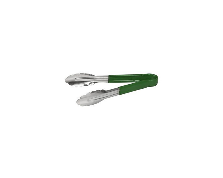 Tong Green Handle 30cm 12/Pkt