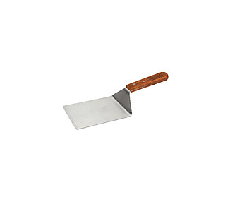 Stainless Steel Turner Hamburger Wood Handle 125 x 170mm 