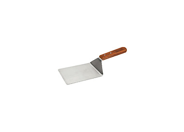 Stainless Steel Turner Hamburger Wood Handle 125 x 170mm 