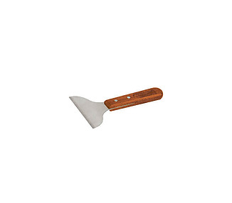 Stainless Steel Scraper Grill Wood Handle 110 x 55mm 