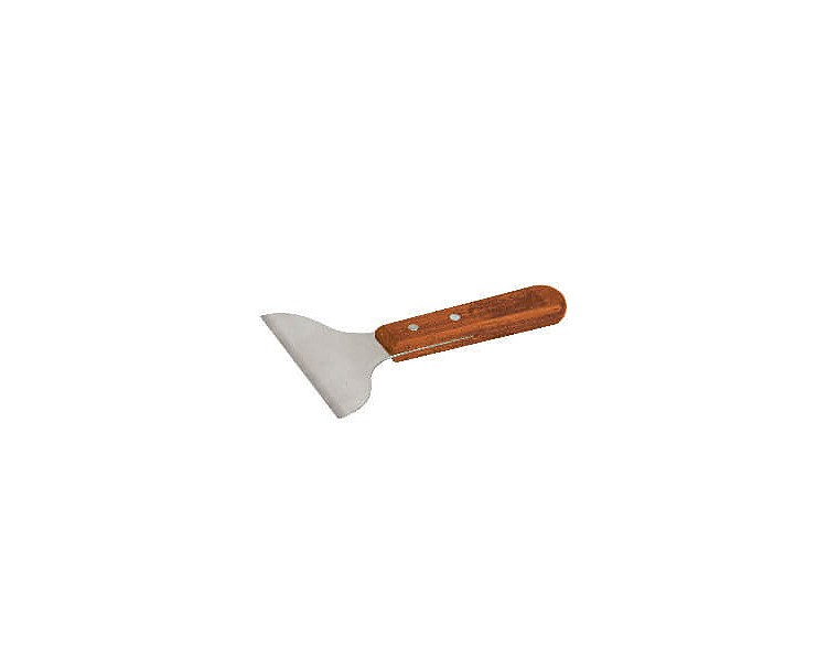 Stainless Steel Scraper Grill Wood Handle 110 x 55mm 