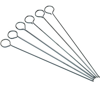 Stainless Steel Flat Skewer 20cm 12/Pkt