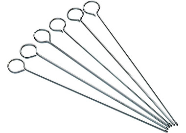 Stainless Steel Flat Skewer 20cm 12/Pkt