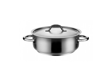 Stainless Steel Pujadas Casserole With Cover 300 x 120mm 8.4L