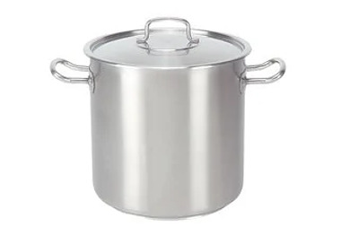 Stainless Steel Pujadas Stockpot With Cover 300 x 300mm 21.2L