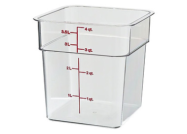 Camsquare Food Container Clear 3.8L