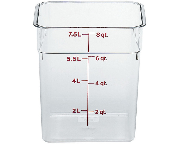 Camsquare Food Container Clear 7.6L