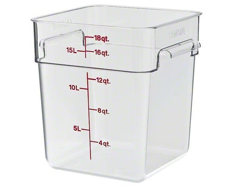 Camsquare Food Container Clear 17.2L