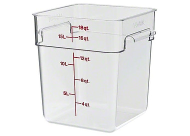 Camsquare Food Container Clear 17.2L