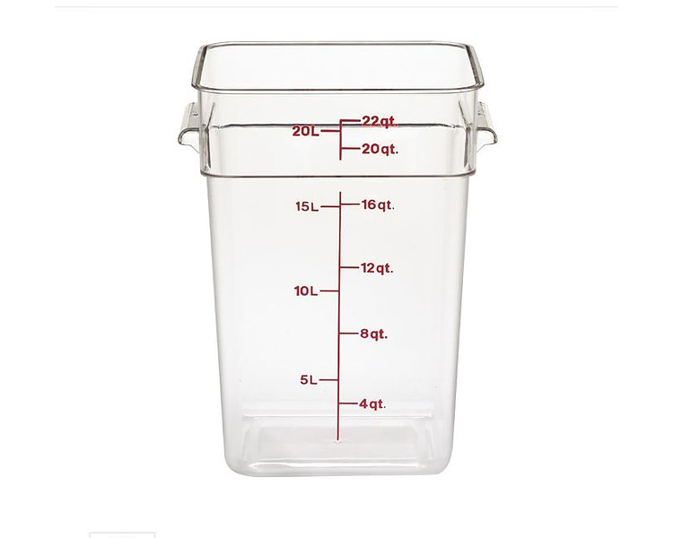 Camsquare Food Container Clear 20.8L