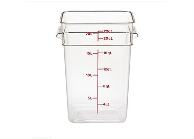 Camsquare Food Container Clear 20.8L