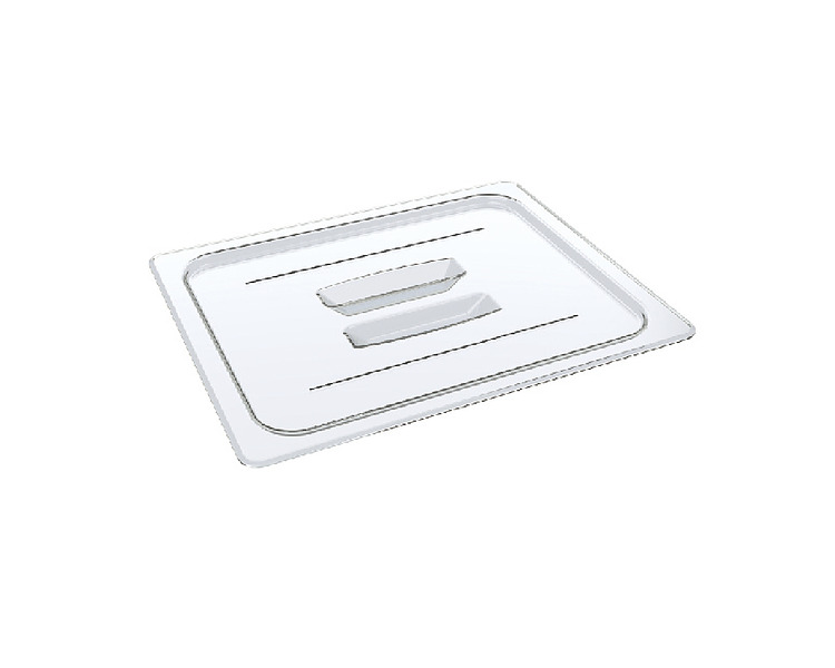 Food Pan Cover Polycarb Clear 1/2  12/Ctn