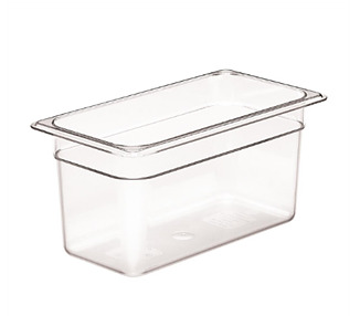 Food Pan Polycarb Clear 1/3 x 150mm 12/Ctn